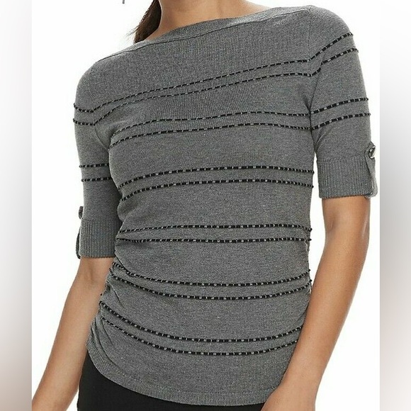 Apt. 9 Tops - Apt. 9 Ruched Sweater Size S